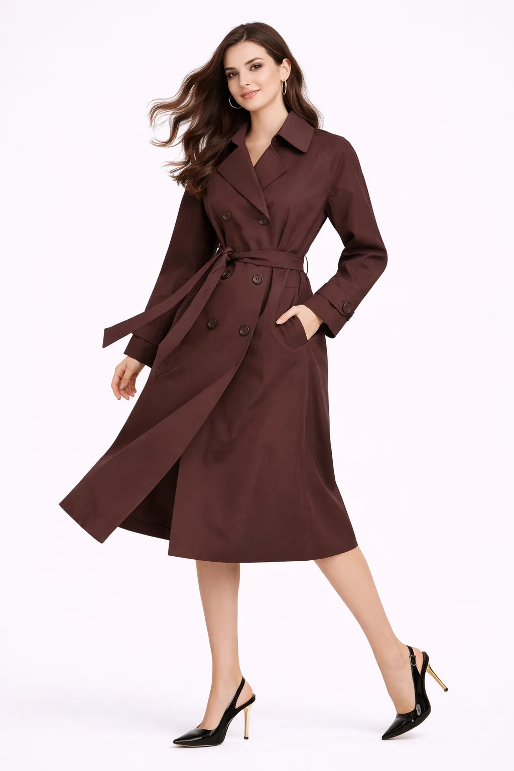 Trenci dama lung (6035)