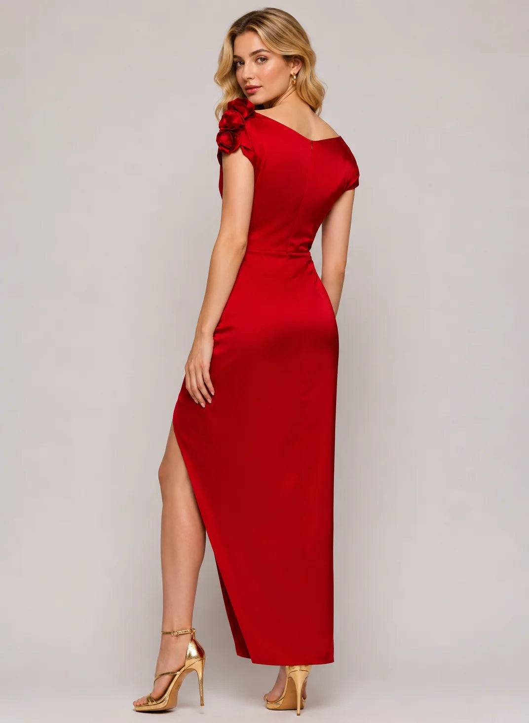 Rochie satinată eveniment (6245)