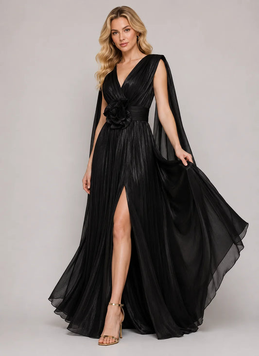 Rochie lungă din voal (6247)