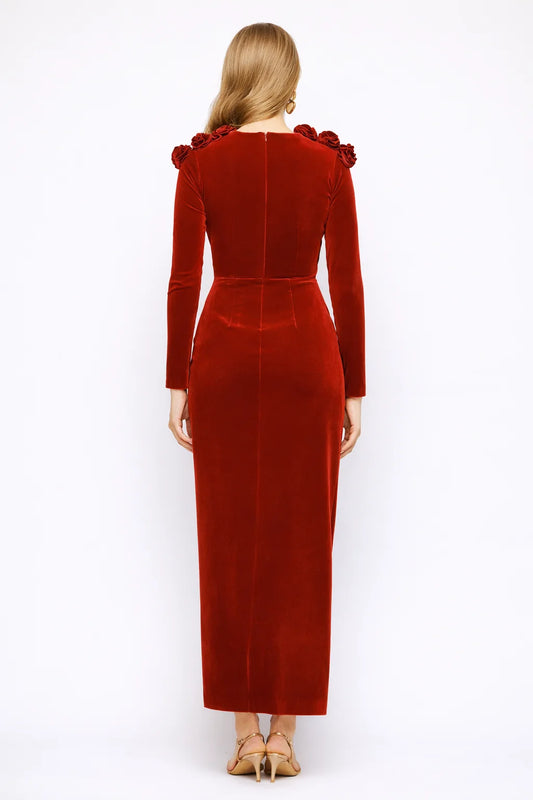 Rochie dama eleganta din catifea
