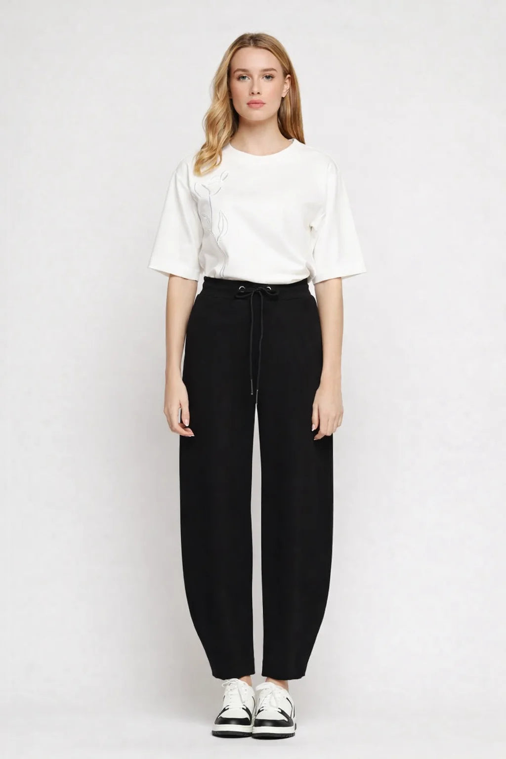 Pantaloni damă barrel  (US1MZ6008)