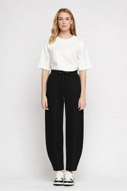 Pantaloni damă barrel  (US1MZ6008)