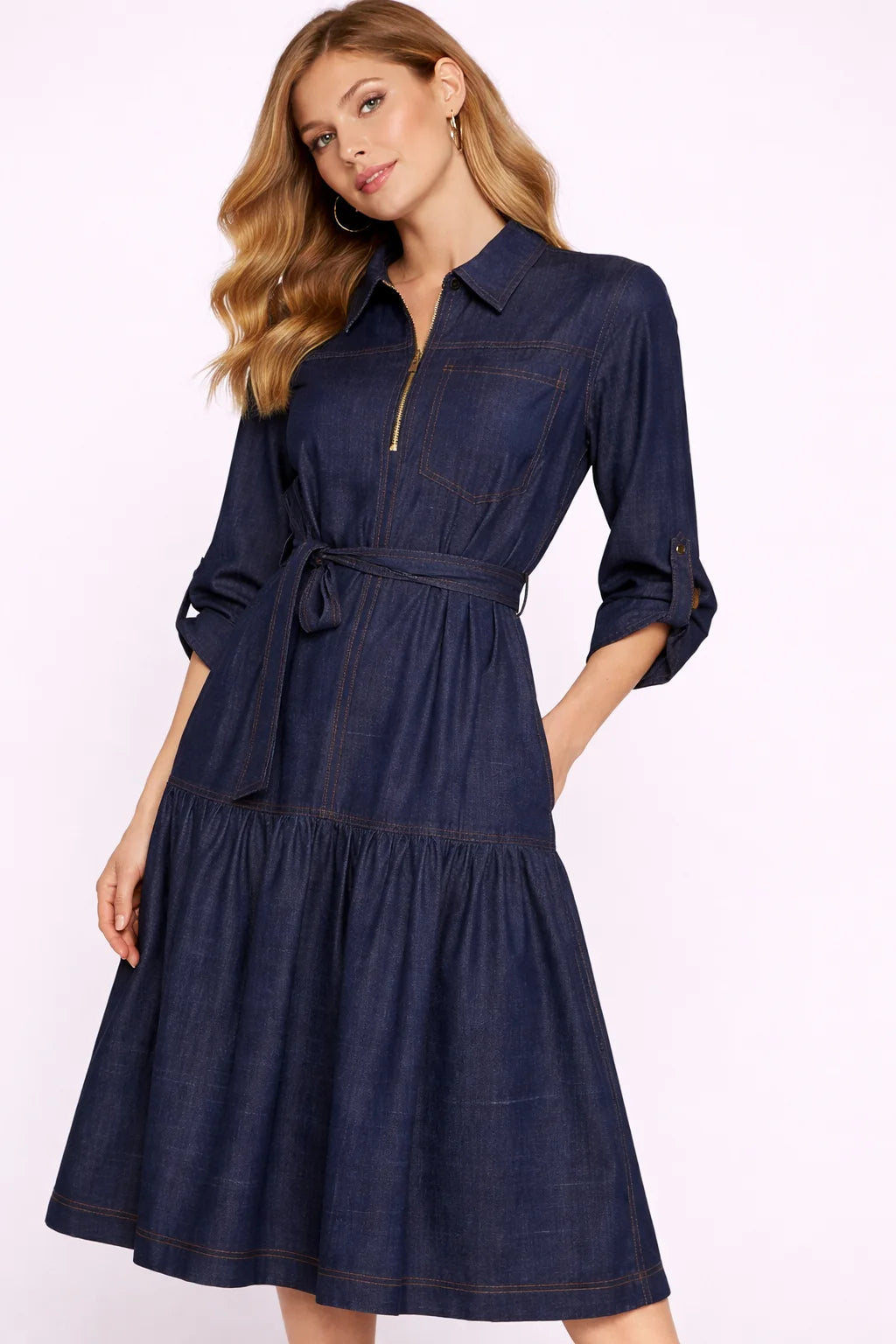 Rochie dama tip denim (6053)
