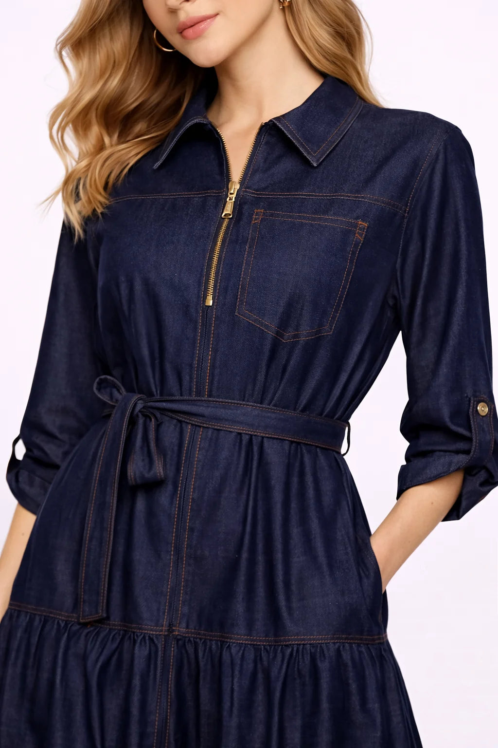 Rochie dama tip denim (6053)