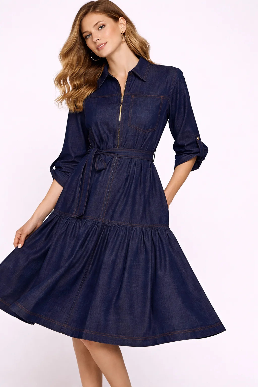 Rochie dama tip denim (6053)